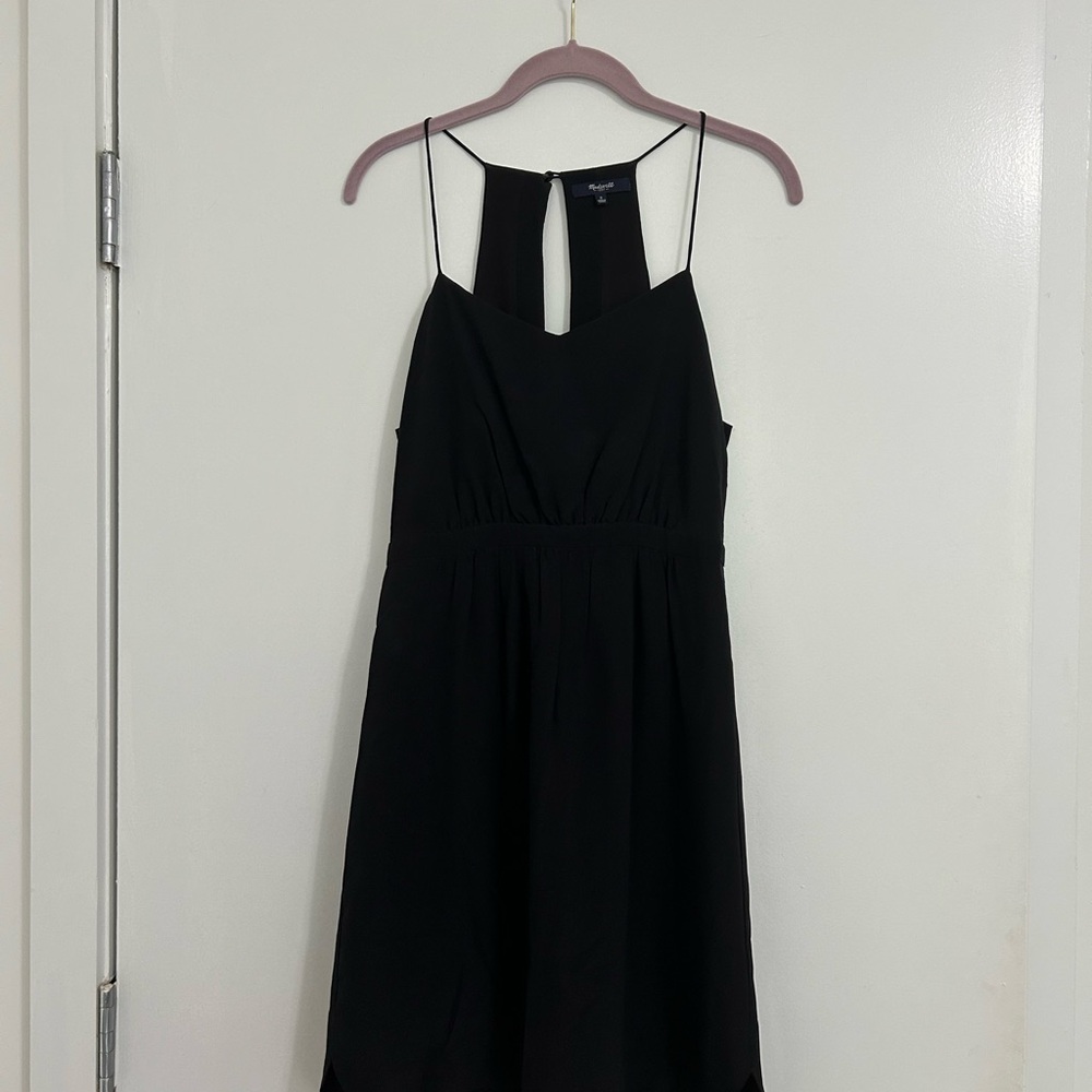 Madewell Women’s Black Cut Out Buttoned Sundress, Size 2